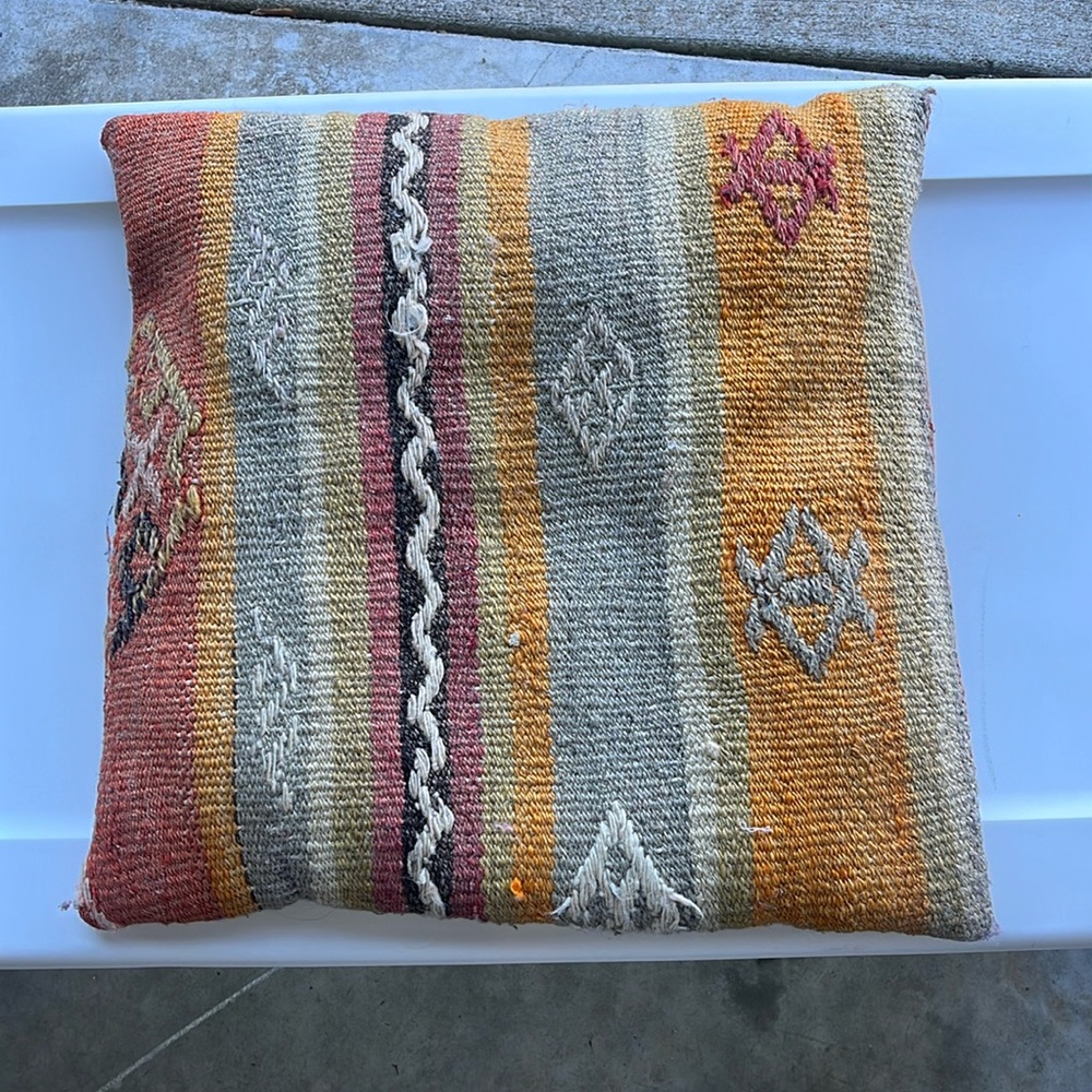 Antique Kilim pillow cover